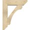 Ekena Millwork Legacy Slat Rough Sawn Bracket w/ Offset Brace, Douglas Fir, 6"W x 20"D x 24"H BKT0604X20X24LEC06RDF - alternate 4